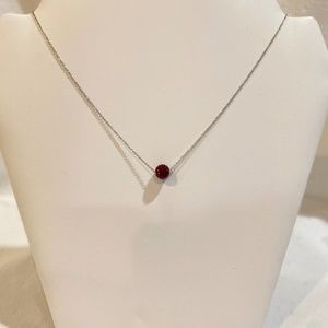 Touchstone Crystal, January Birthstone Necklace